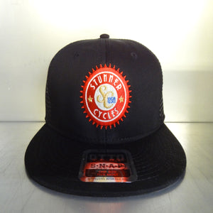 Stunner Cycles Snap Back Hat - Black